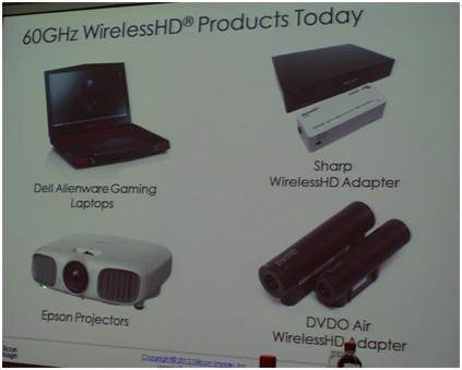 초저전력 싱글 칩 60GHz WirelessHD 모바일 트랜스미터 발표