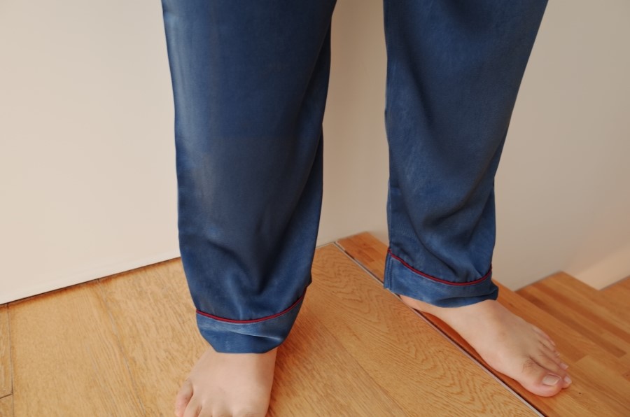 New Wine Silk Pajamas Newlyweds Couple Pajamas Fas