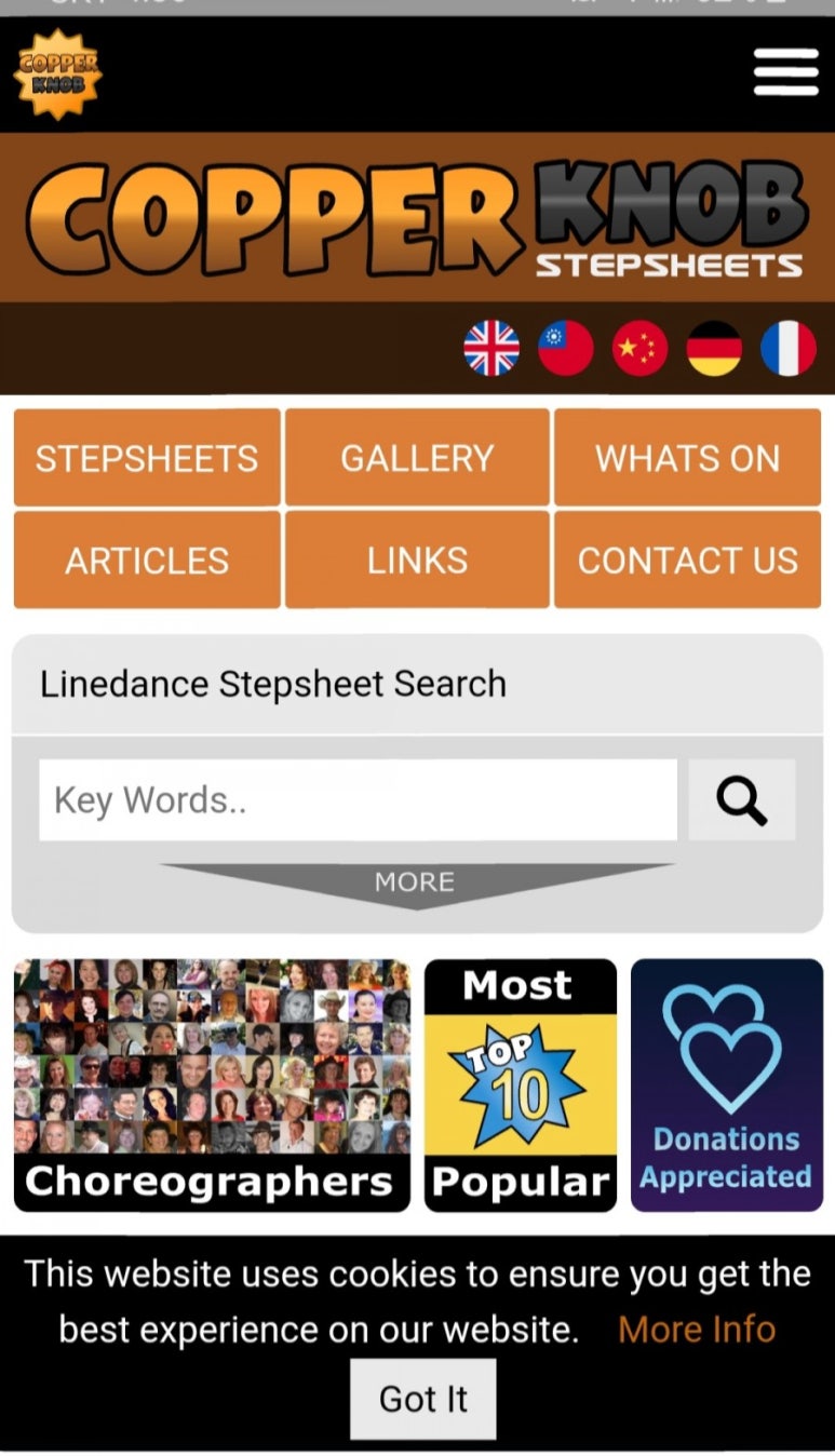 라인댄스 스텝시트 찾는 법( CopperKnob Linedance Stepsheets) 네이버 블로그